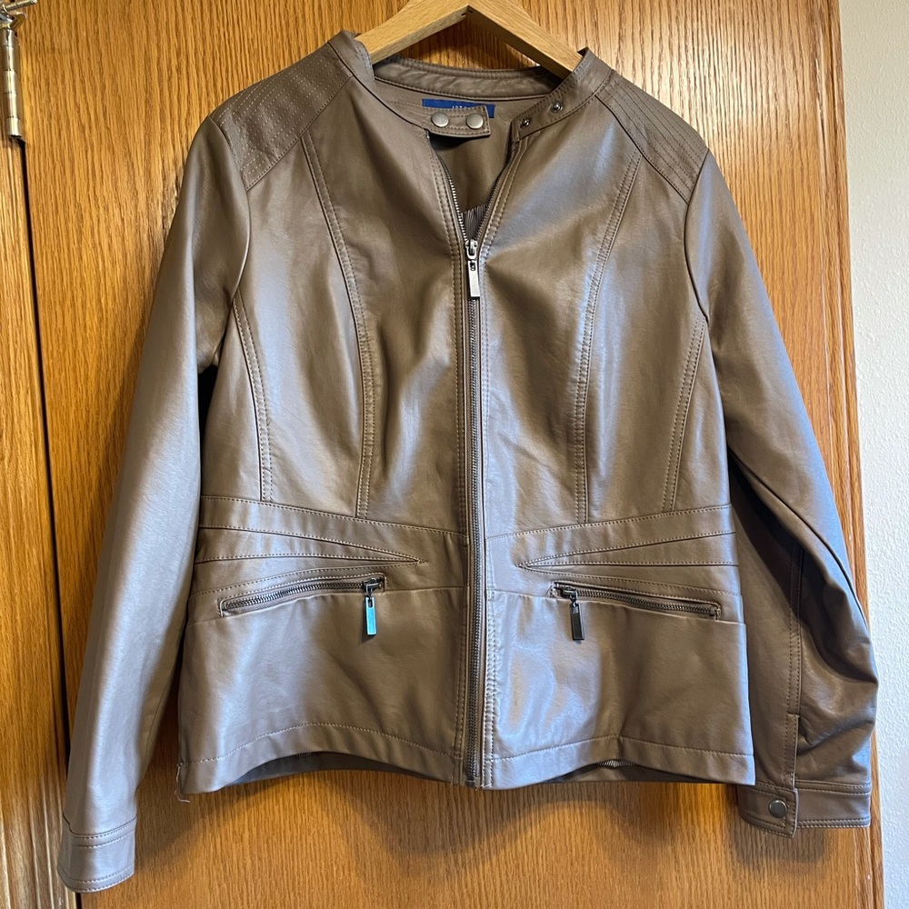 Faux Leather Jacket Apt. 9 XL